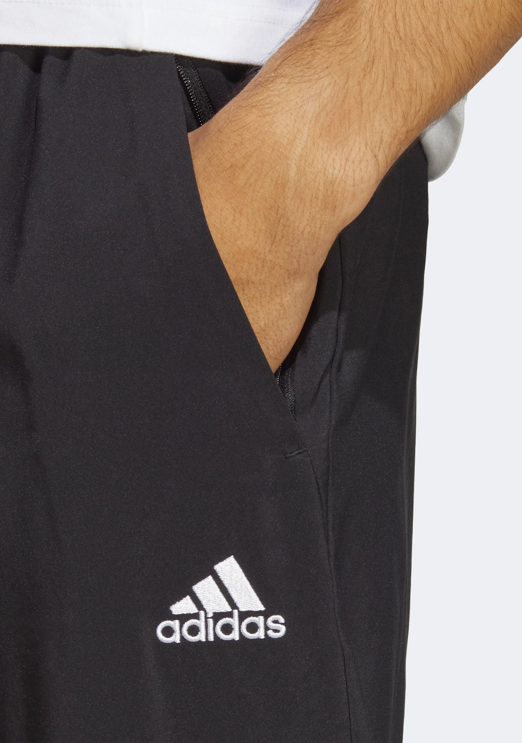 Adidas Men’s Aeroready Stanford Tapered Cuff Embroidered Small Logo Pants