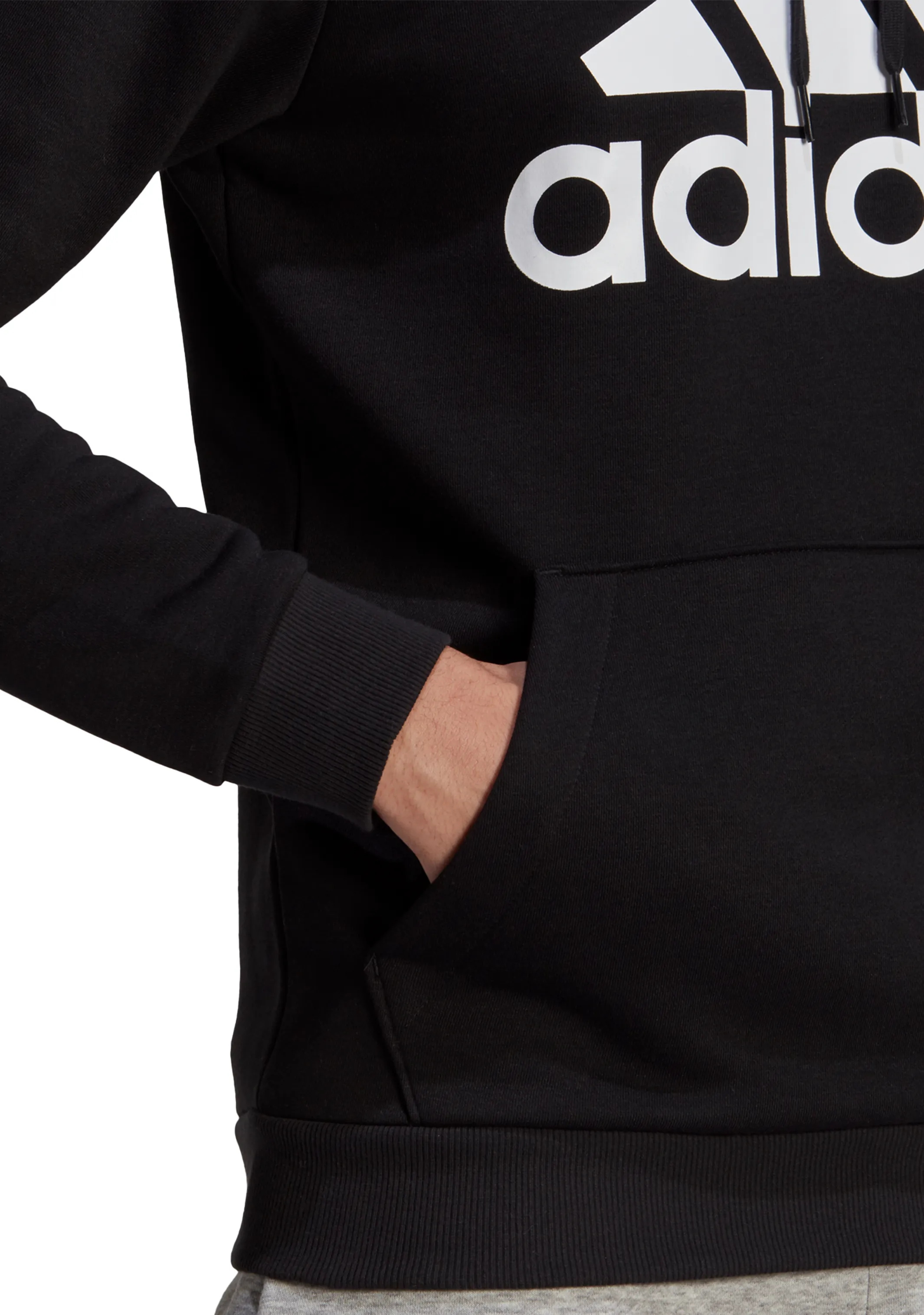 Adidas Men’s Essentials Big Logo Fleece Hoodie
