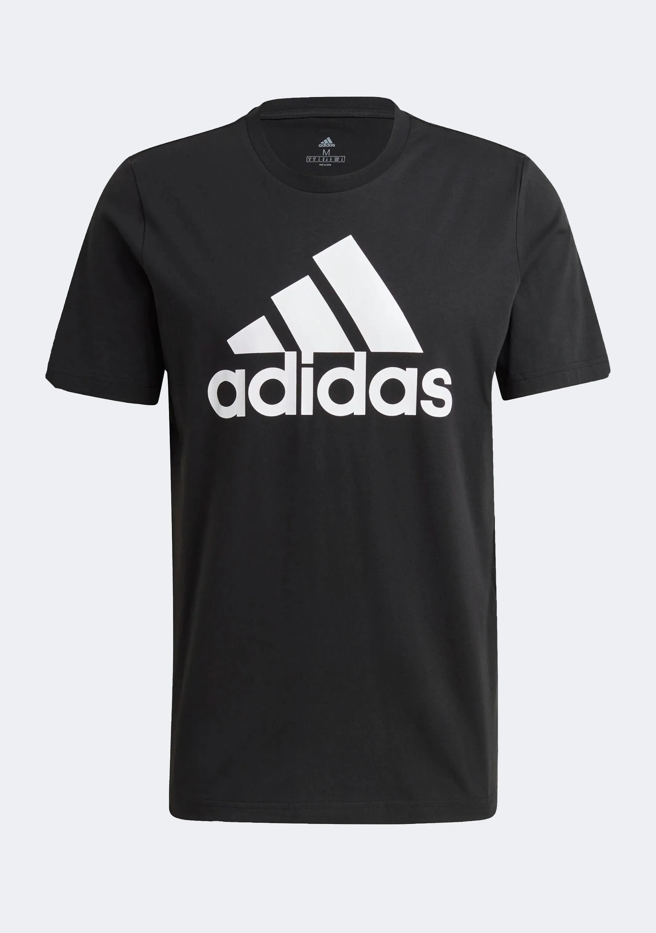 Adidas Men’s Essentials Single Jersey Big Logo Tee Black