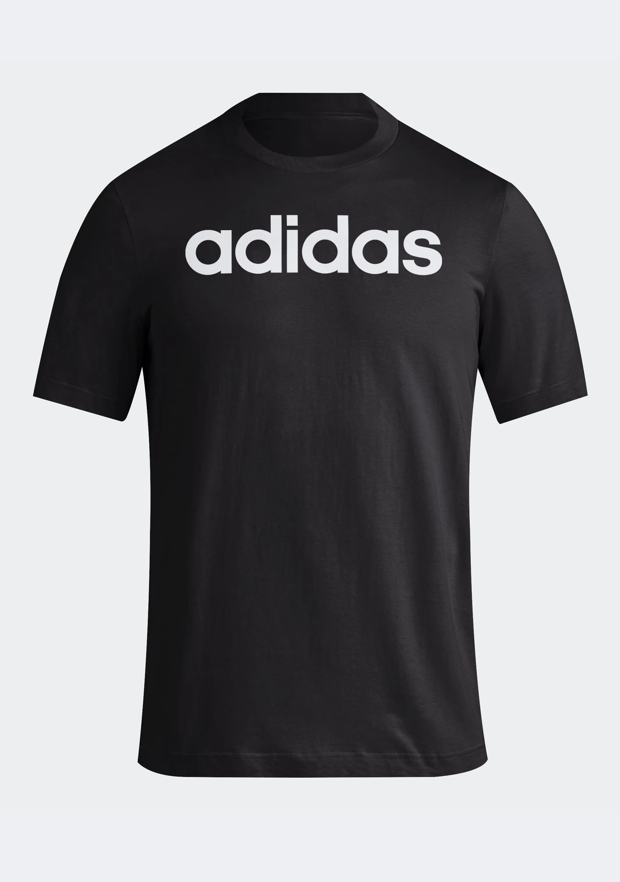 Adidas Men’s Essentials Single Jersey Linear Embroidered Logo Tee