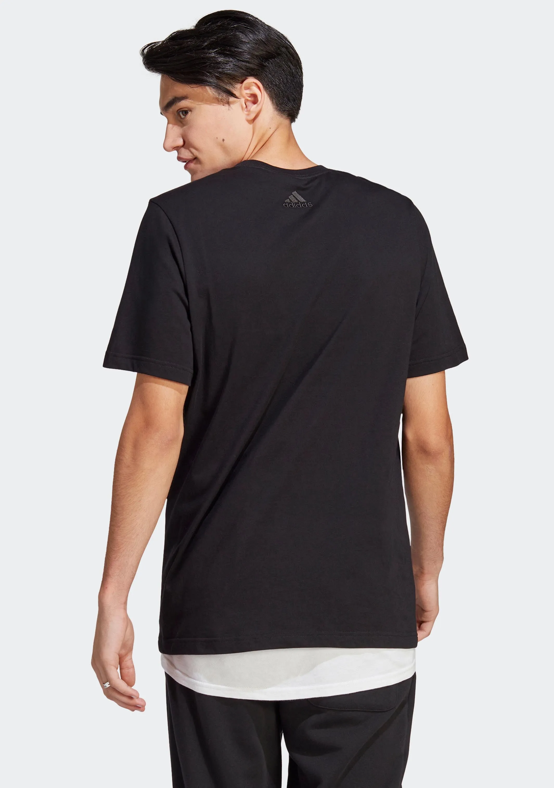 Adidas Men’s Essentials Single Jersey Linear Embroidered Logo Tee