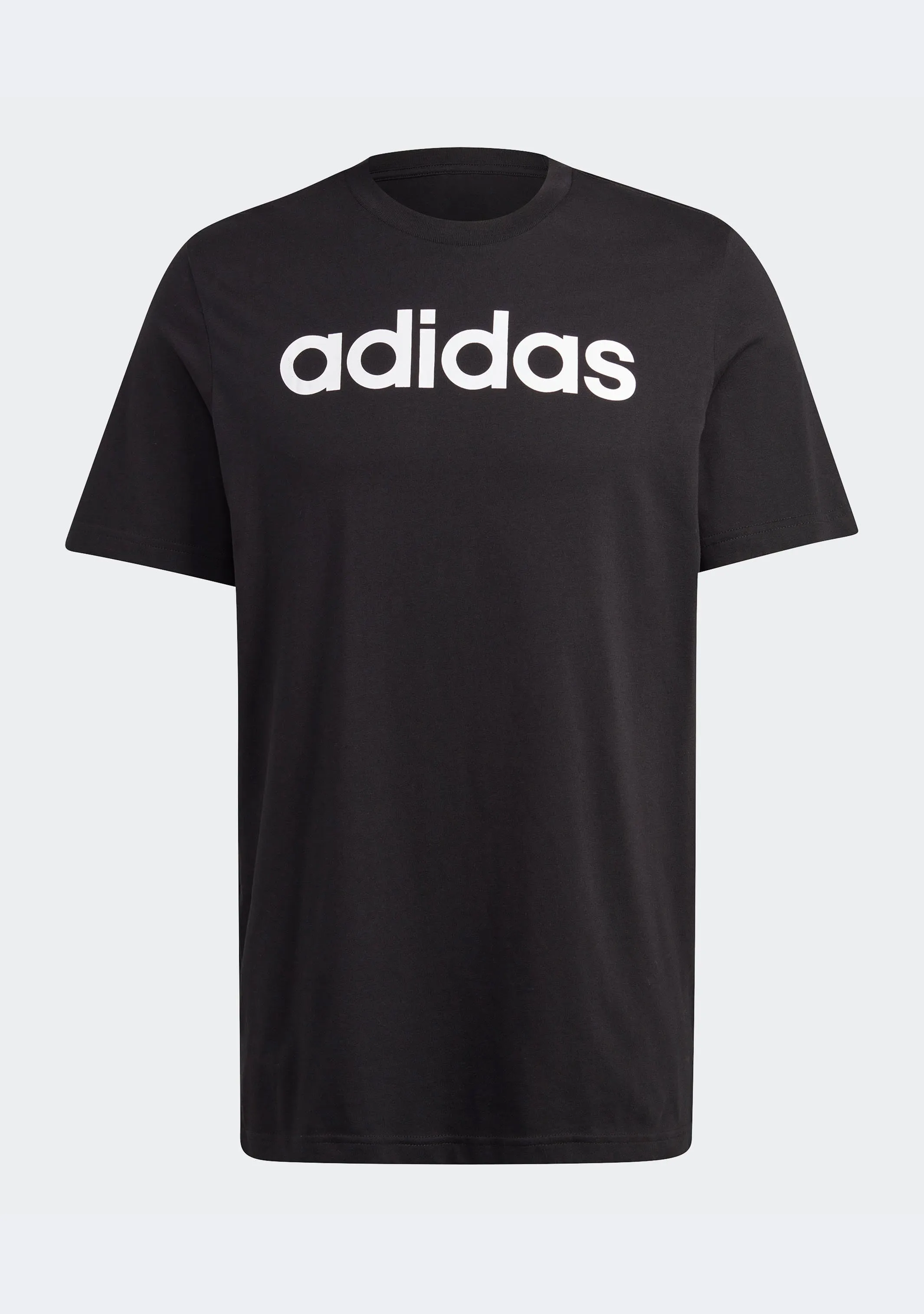 Adidas Men’s Essentials Single Jersey Linear Embroidered Logo Tee