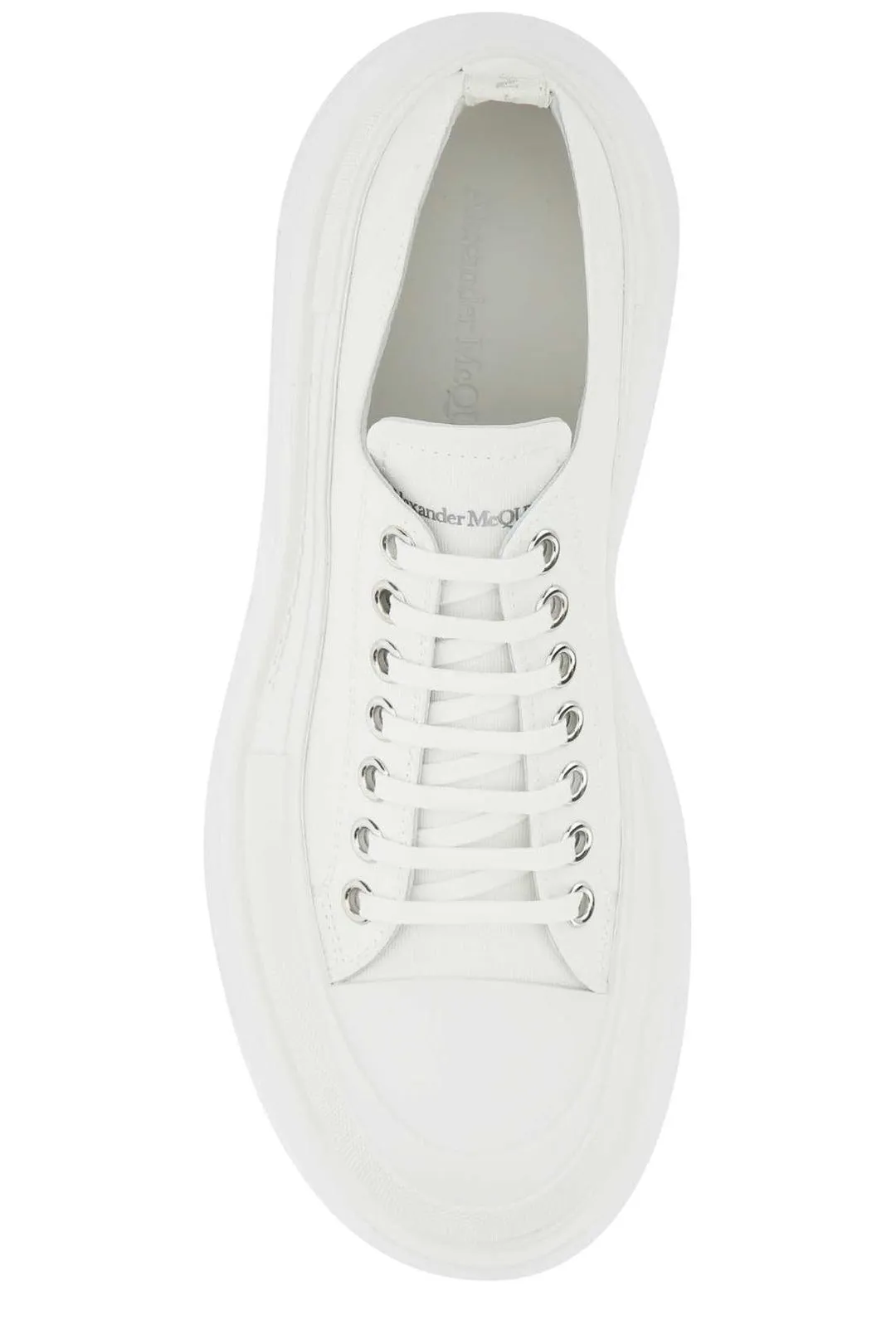 Alexander McQueen Tread Sleek Lace-Up Sneakers