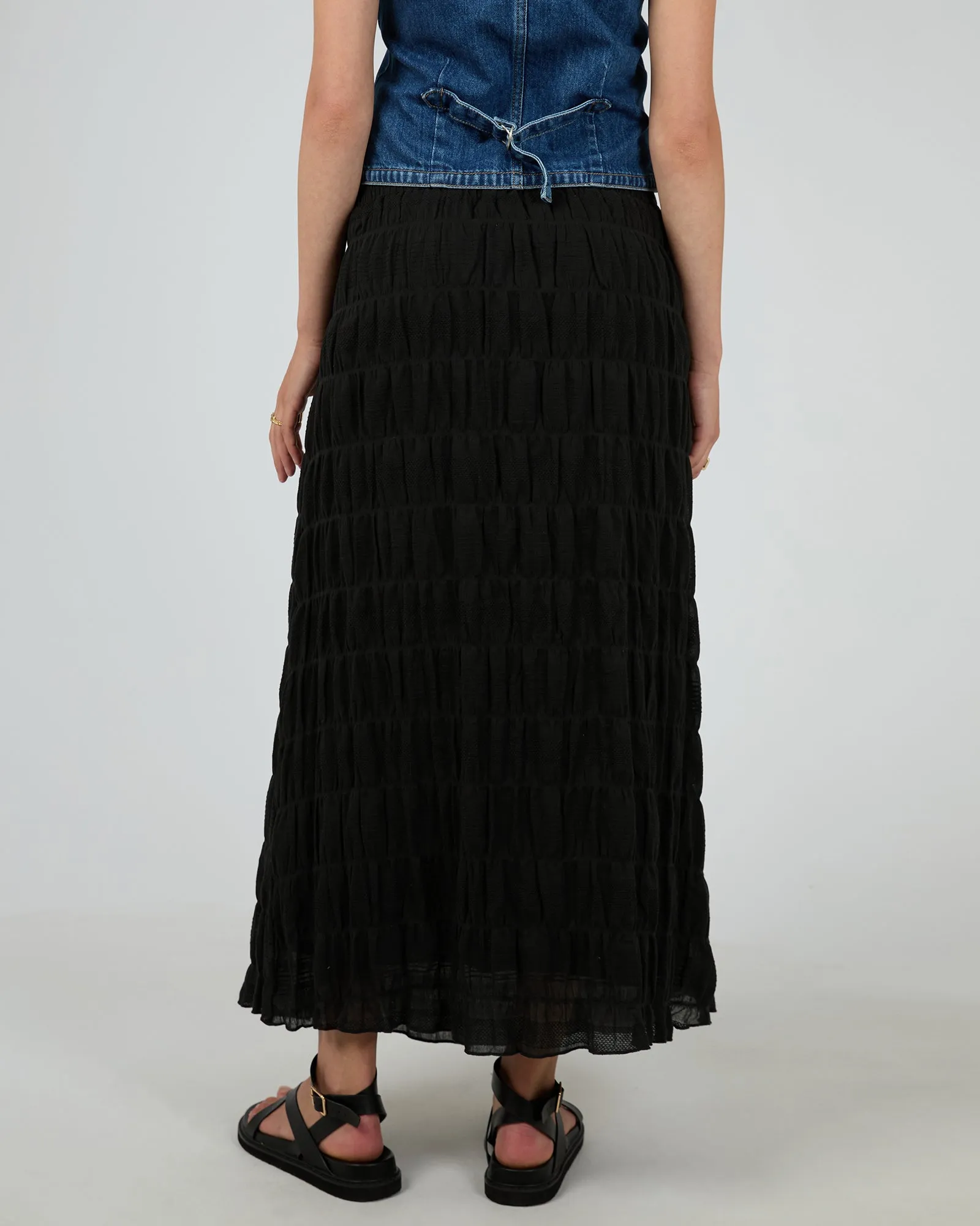 All About Eve Maude Maxi Skirt Black