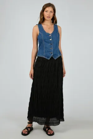 All About Eve Maude Maxi Skirt Black
