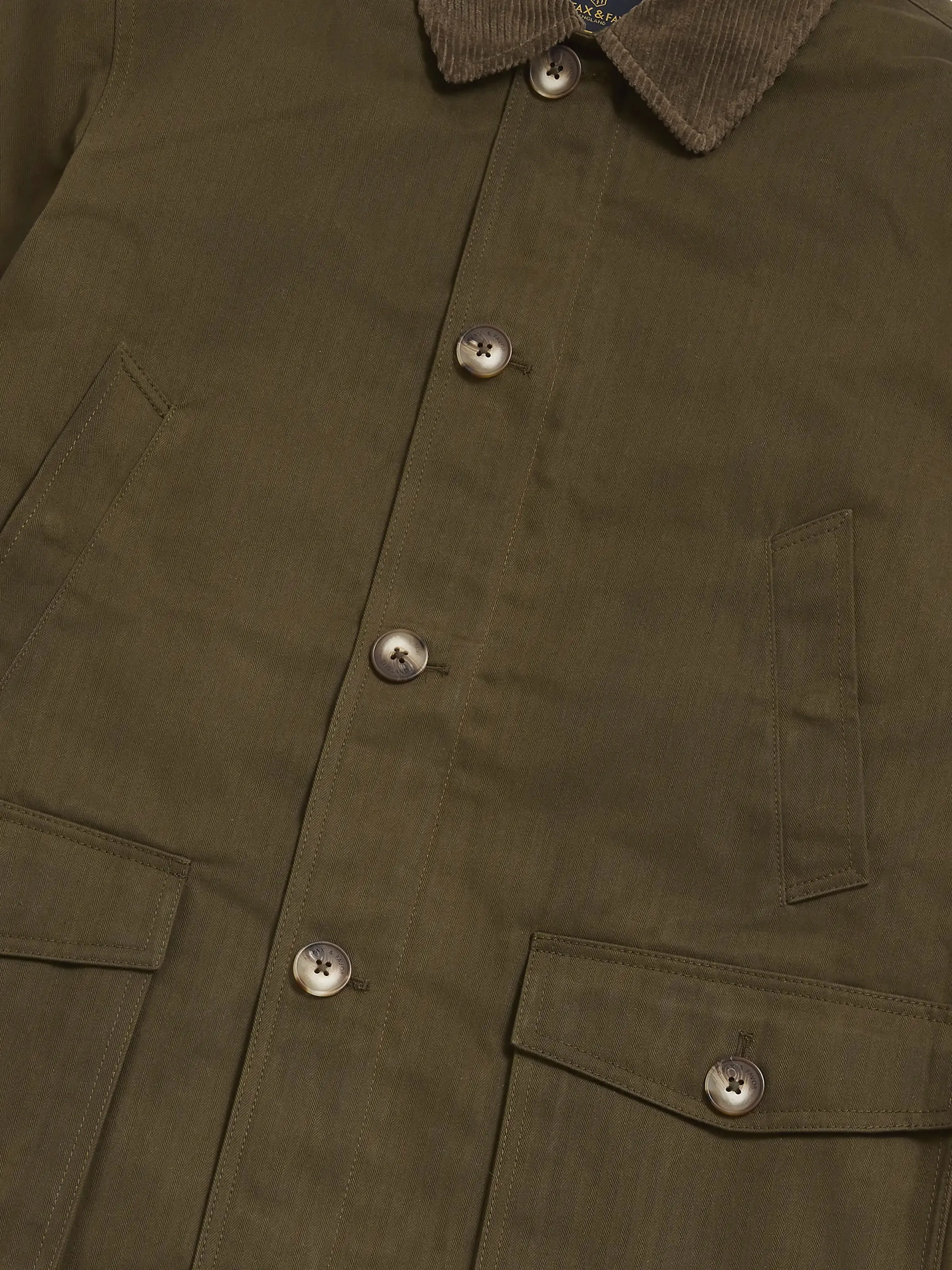 Archie Wax Jacket - Khaki Brown