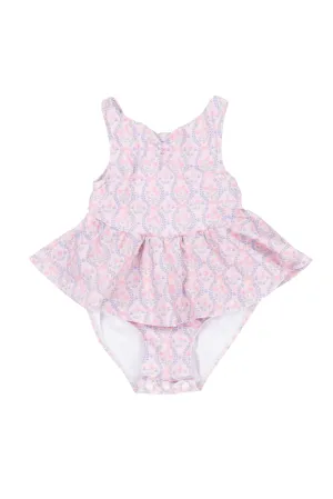 Baby Bitsy Swim Dress in Raquel Pink Floral