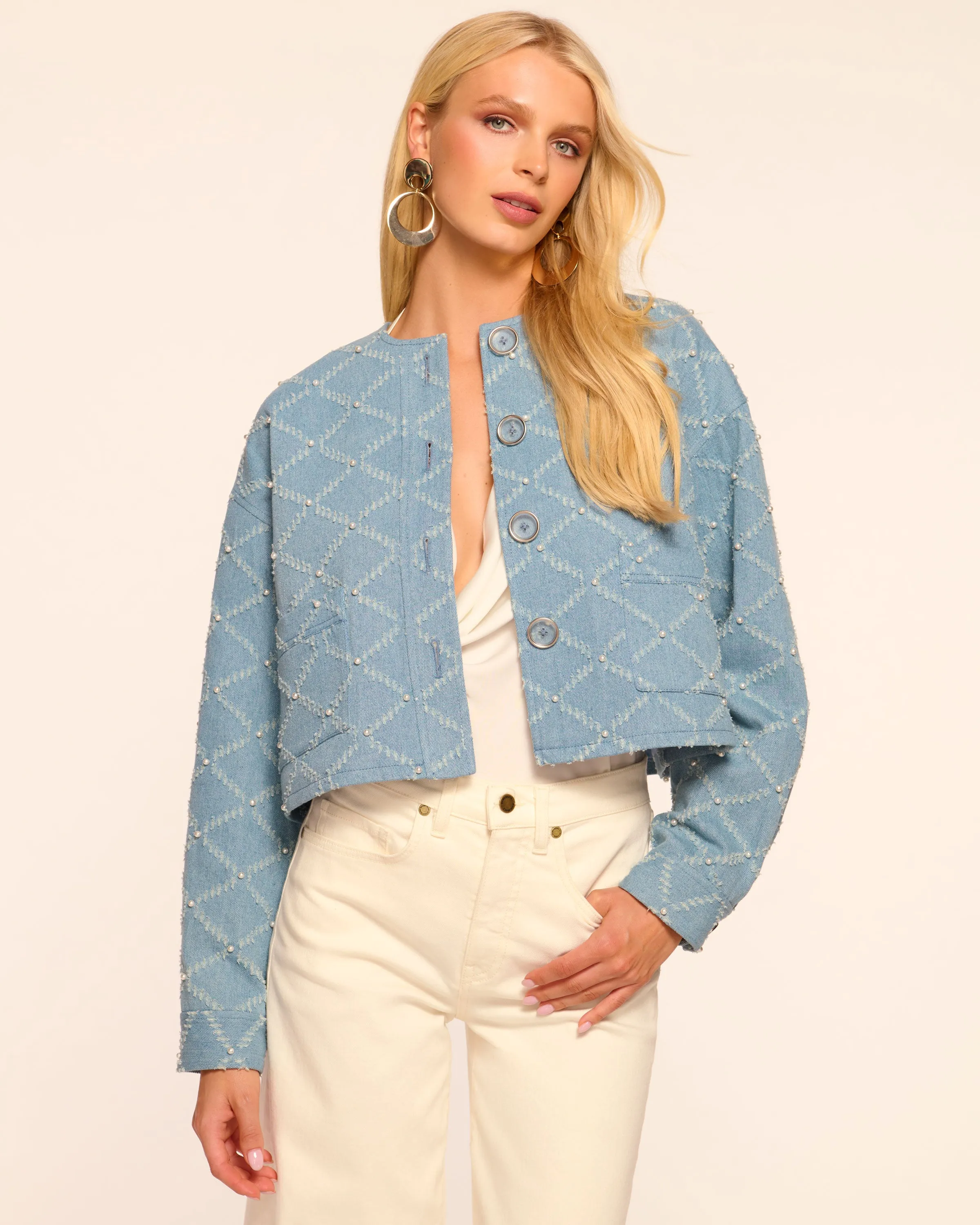 Bianca Embellished Denim Jacket