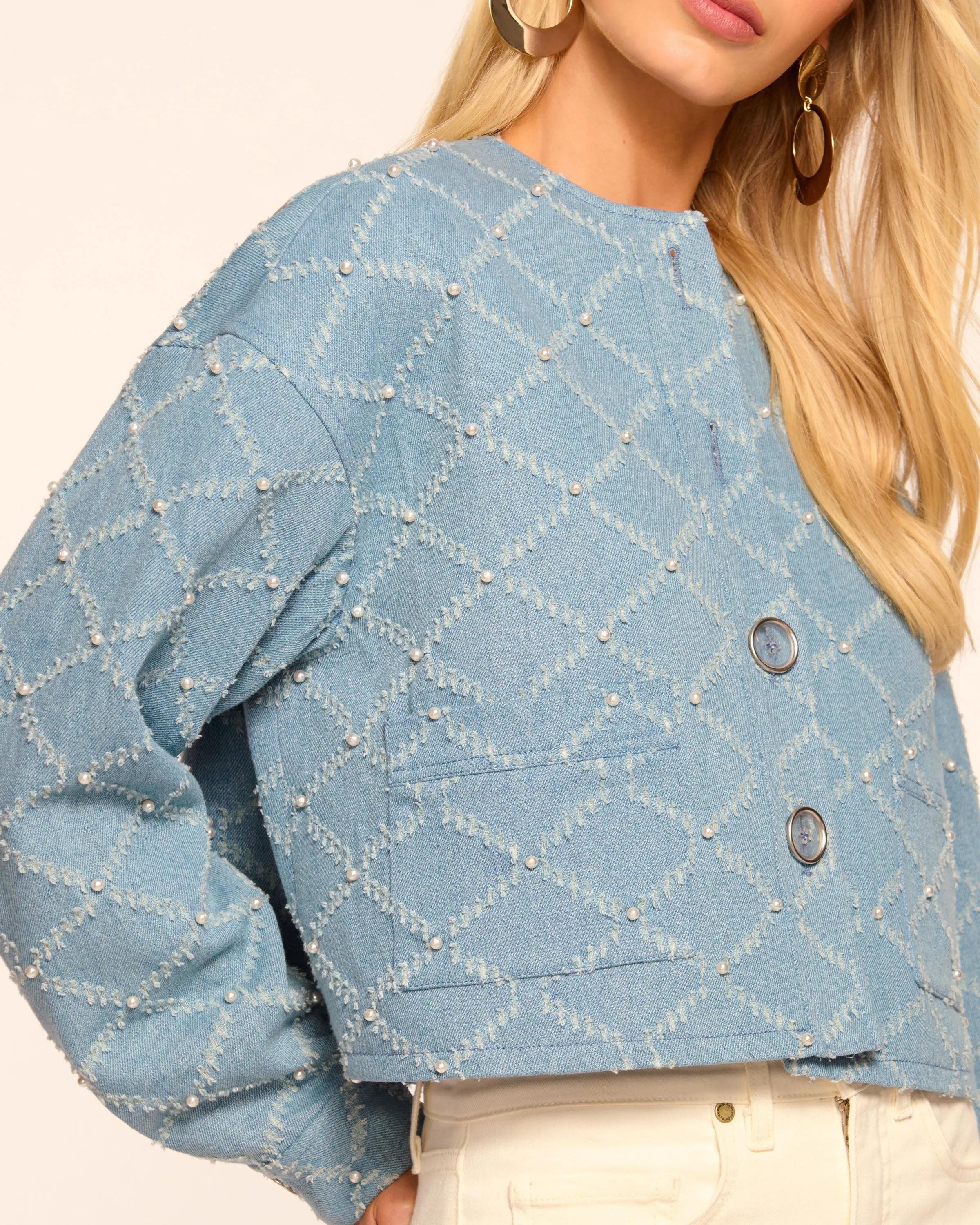 Bianca Embellished Denim Jacket