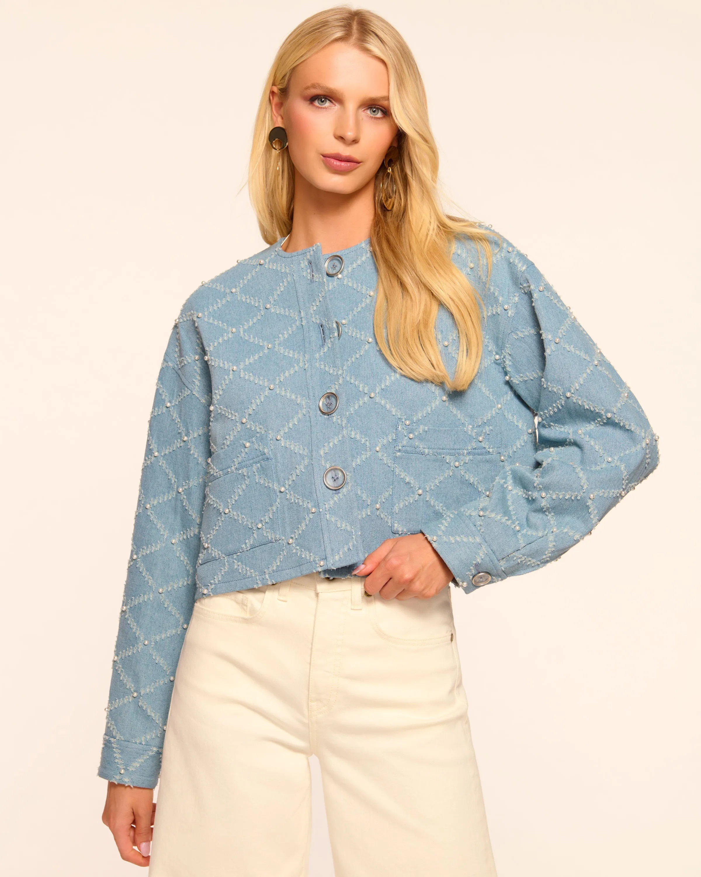 Bianca Embellished Denim Jacket