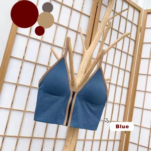 Camisole Tops Women Black White Blue Gray