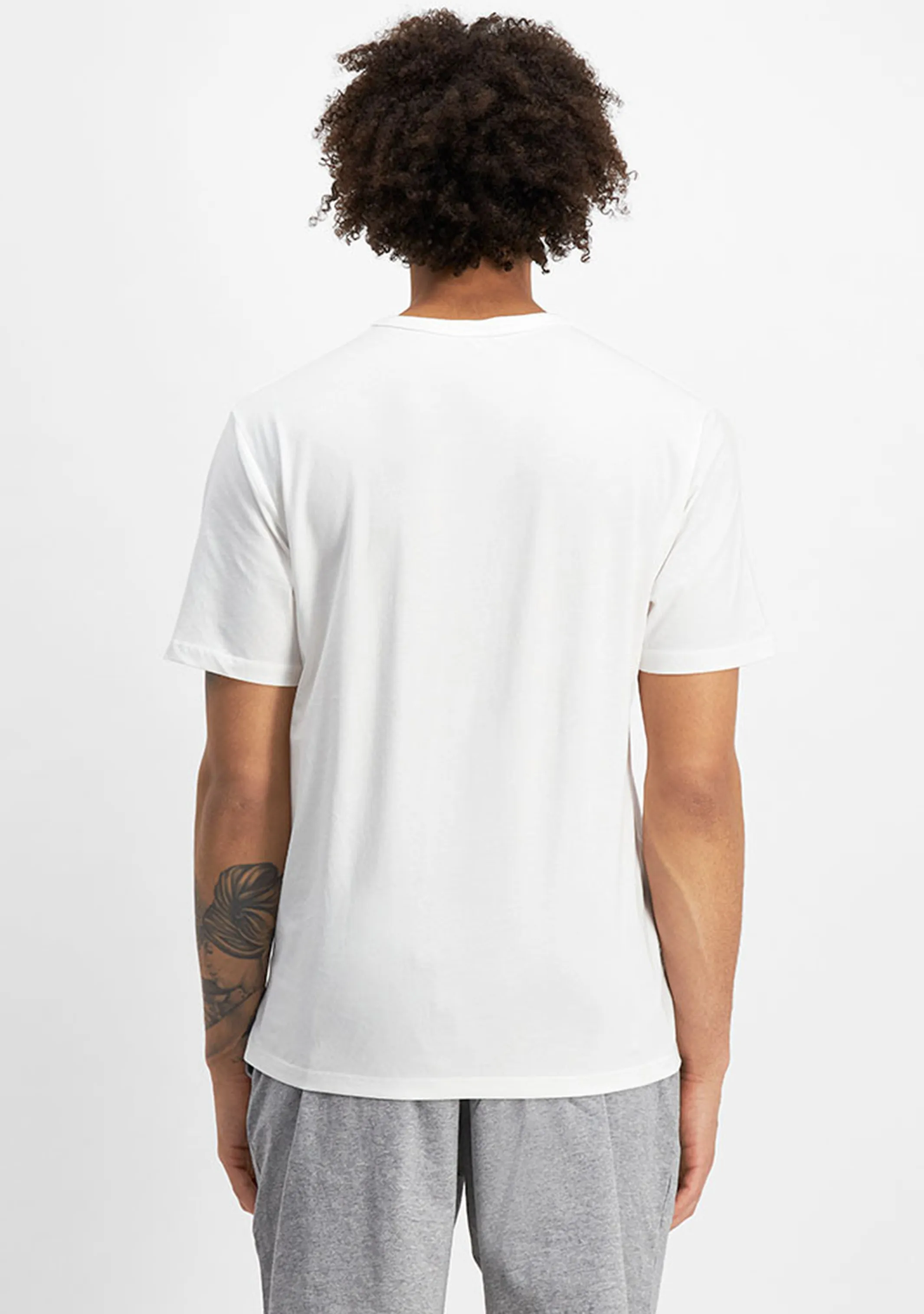 Champion Men's Script Logo Short Sleeve Tee White