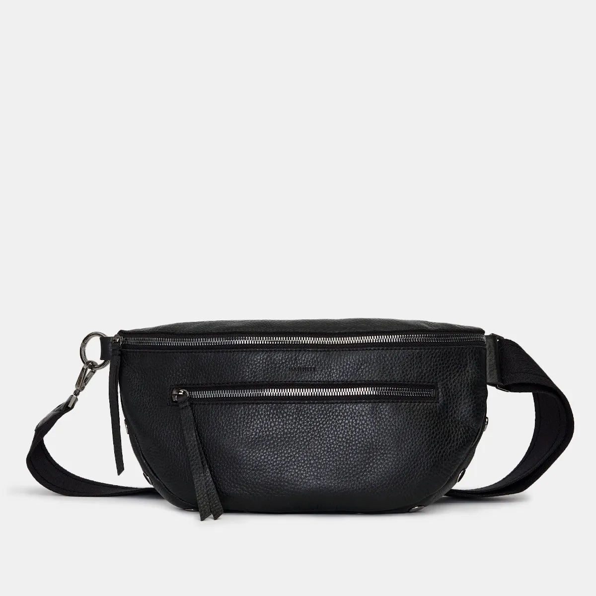 Charles Crossbody | Black/Gunmetal | Lrg