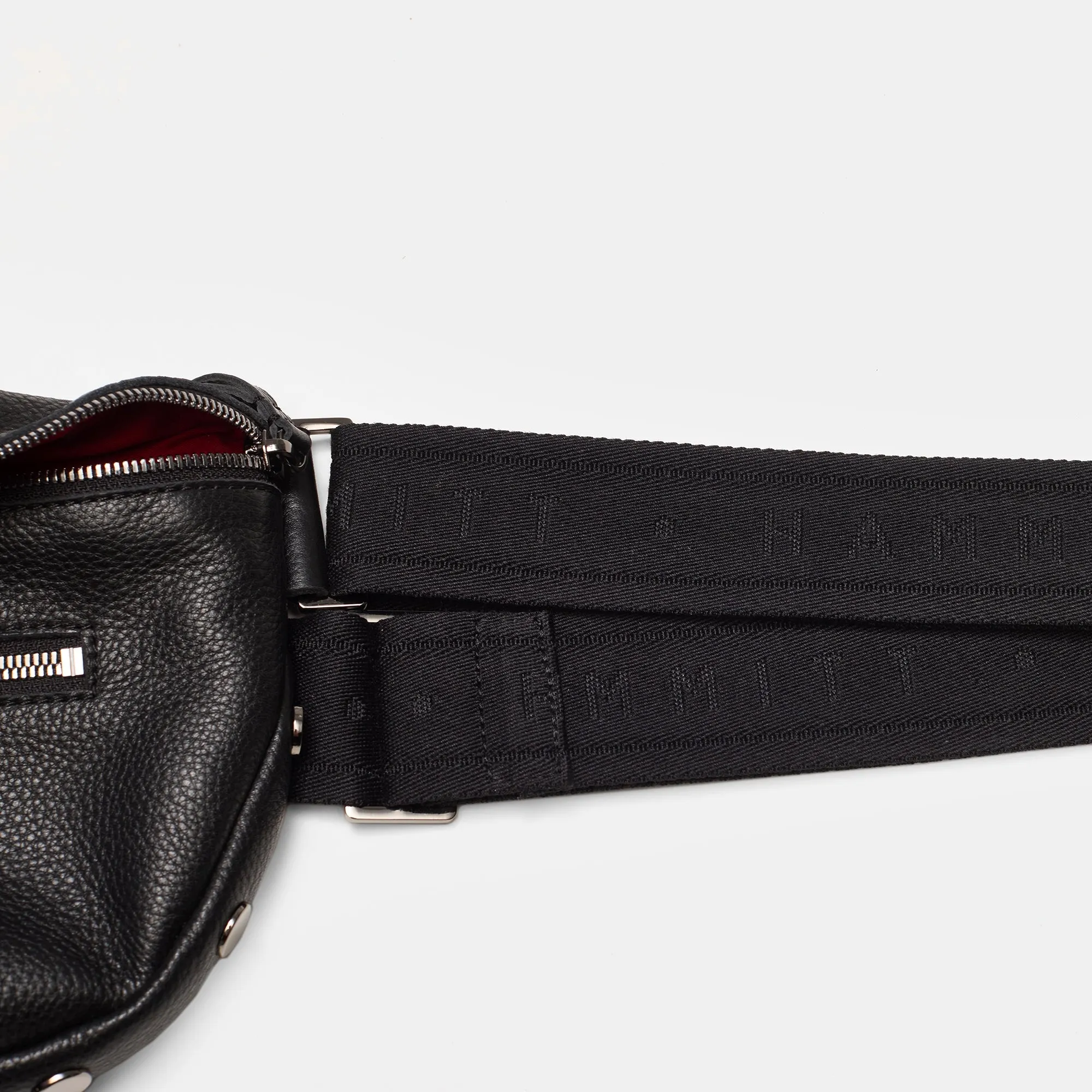 Charles Crossbody | Black/Gunmetal | Lrg