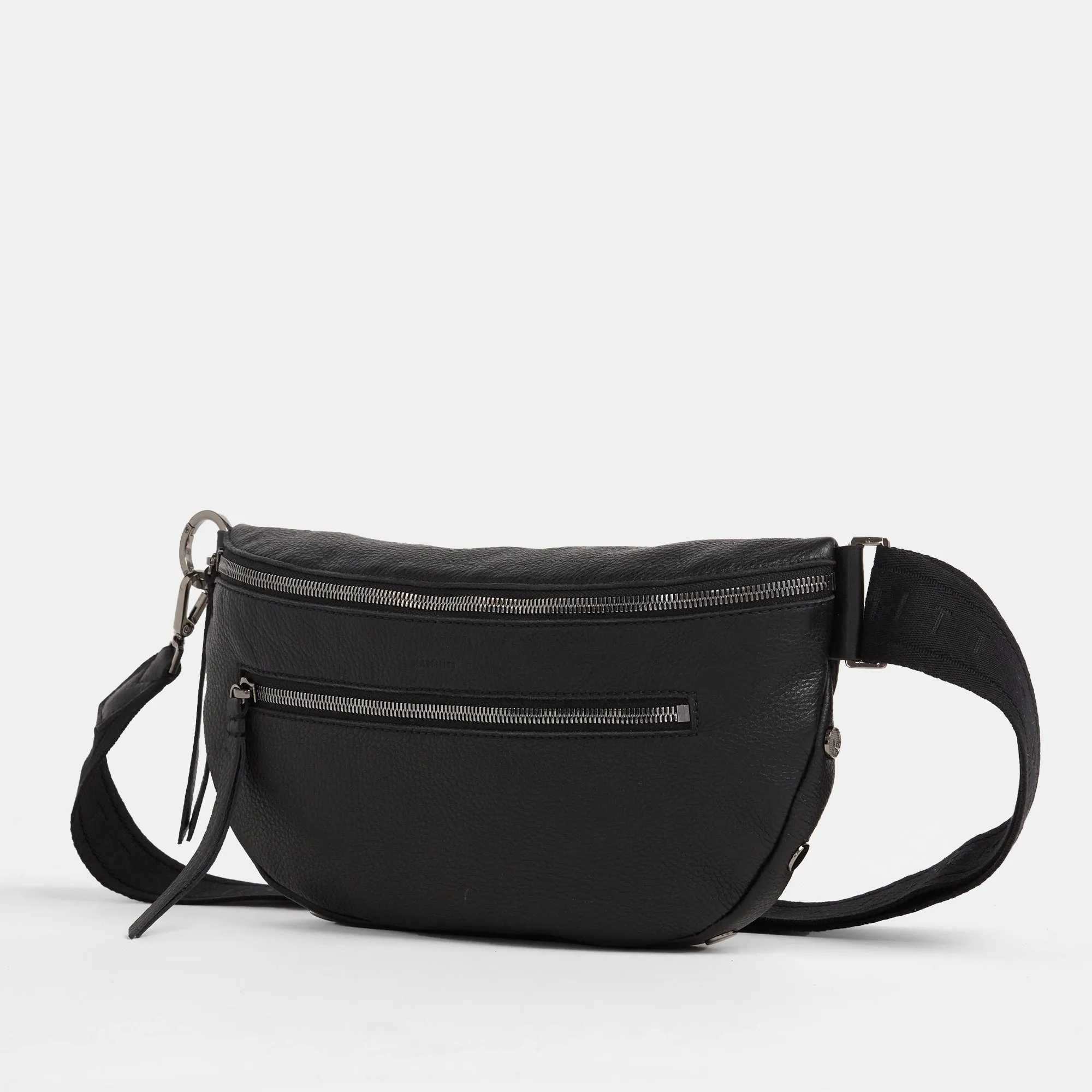 Charles Crossbody | Black/Gunmetal | Lrg