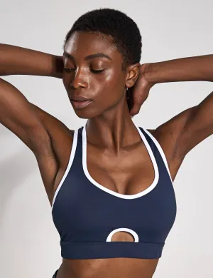 Clare Sports Bra - Navy Blue