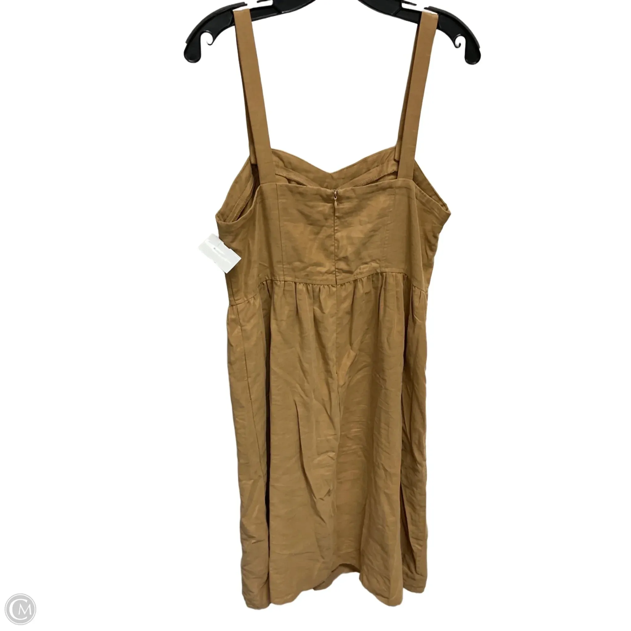 Dress Casual Midi By Doe & Rae In Tan, Size: L