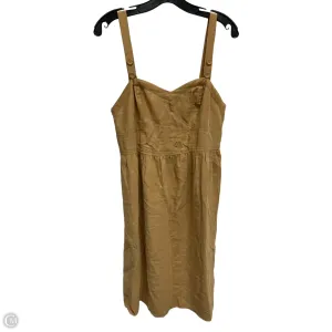 Dress Casual Midi By Doe & Rae In Tan, Size: L