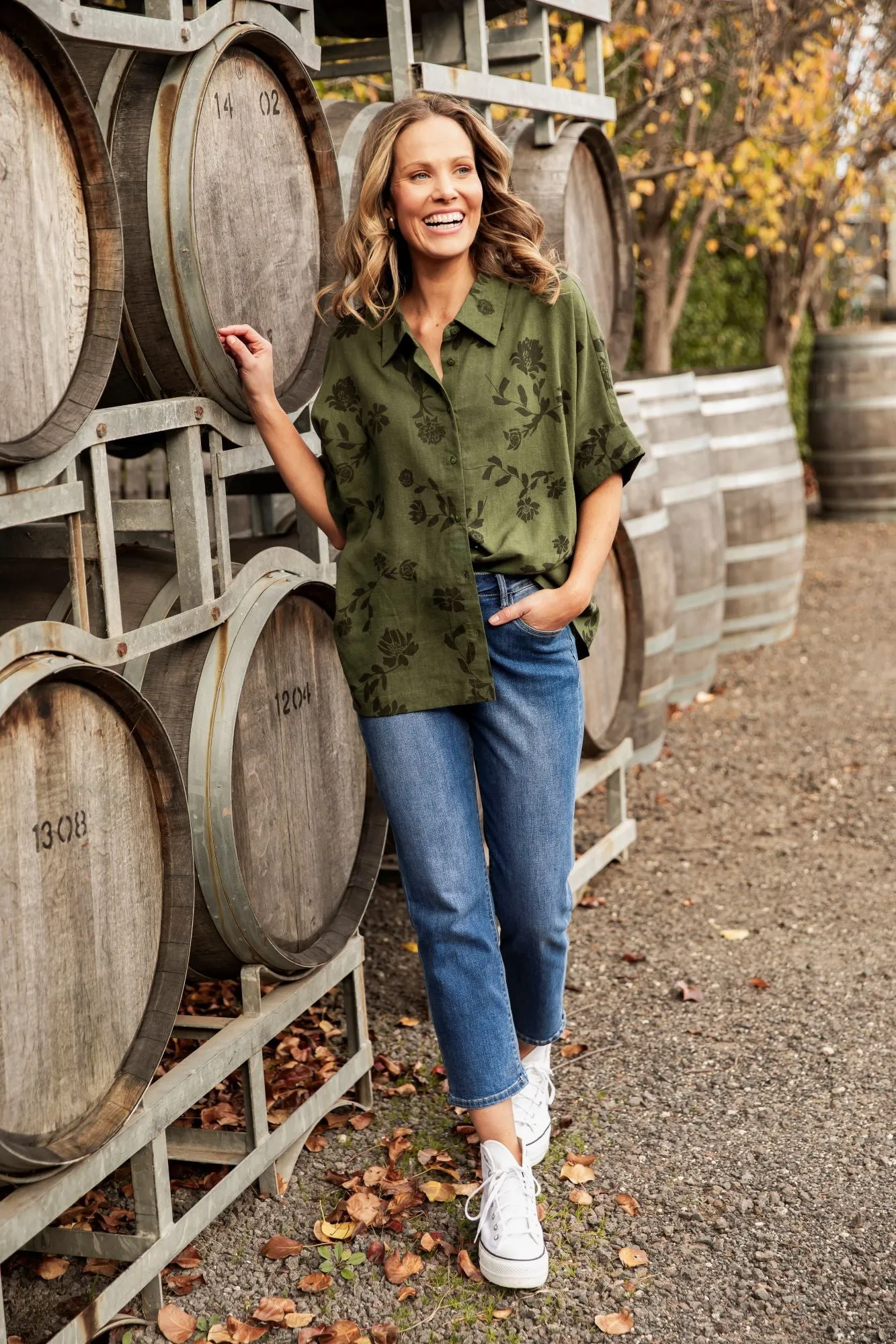 Elm Bramble Shirt Bramble Print