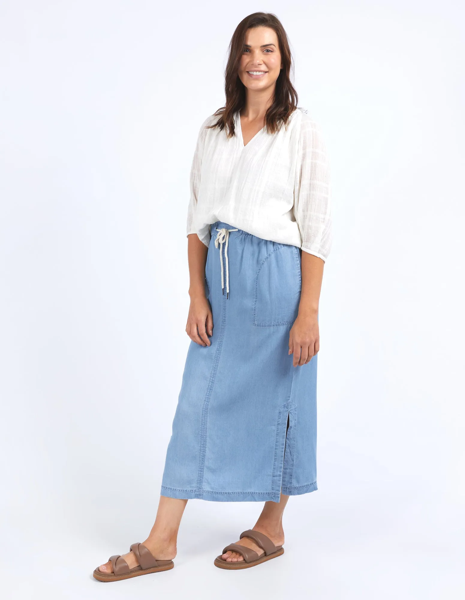 Elm Isabella Blouse Marshmallow