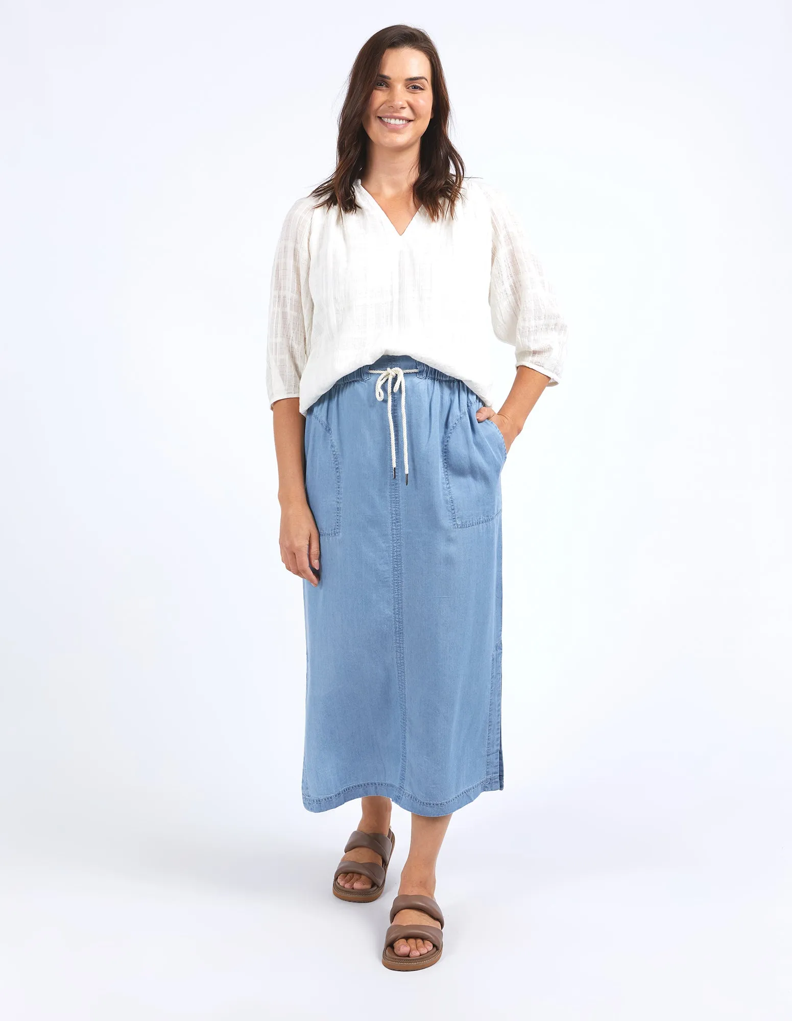 Elm Isabella Blouse Marshmallow