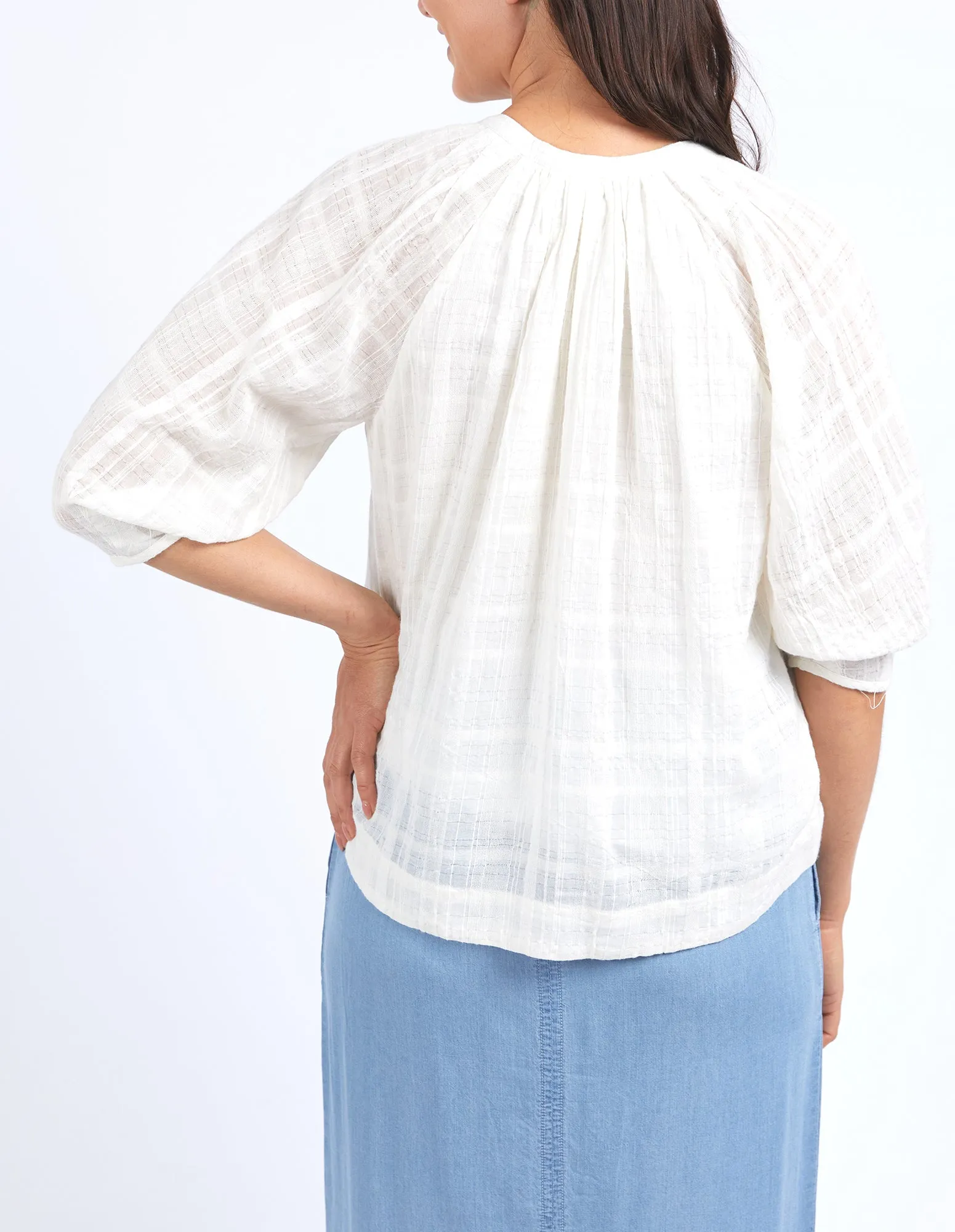 Elm Isabella Blouse Marshmallow