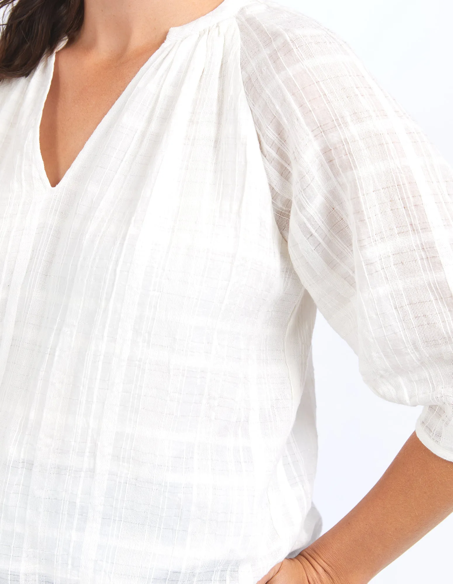 Elm Isabella Blouse Marshmallow