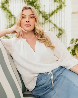 Elm Isabella Blouse Marshmallow