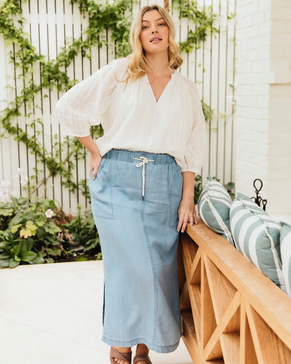 Elm Isabella Blouse Marshmallow