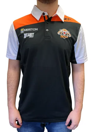 ISC Mens Wests Tigers Polo Black <br> 7WT5POL1A