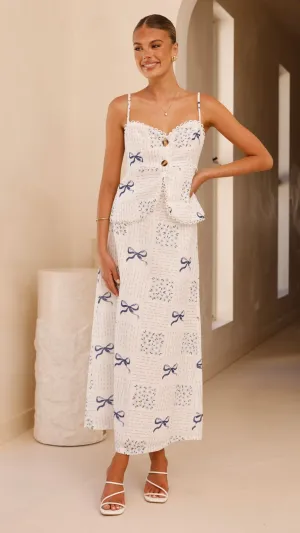 Jamie Maxi Skirt - Sweet Bow Blue