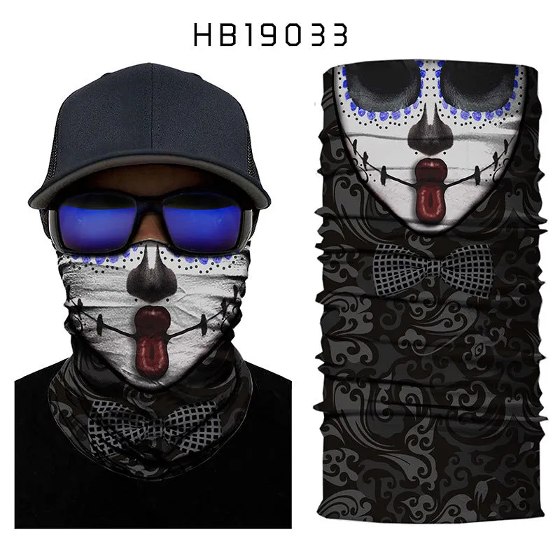 Joker Digital Print Sports Variety Magic Turban Riding Hood Face Mask Shawl Cool Max 3D