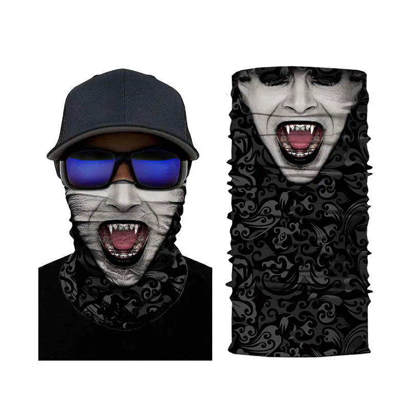 Joker Digital Print Sports Variety Magic Turban Riding Hood Face Mask Shawl Cool Max 3D