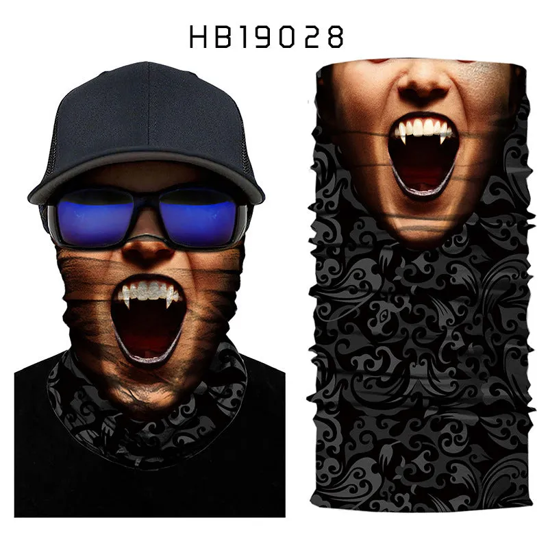 Joker Digital Print Sports Variety Magic Turban Riding Hood Face Mask Shawl Cool Max 3D