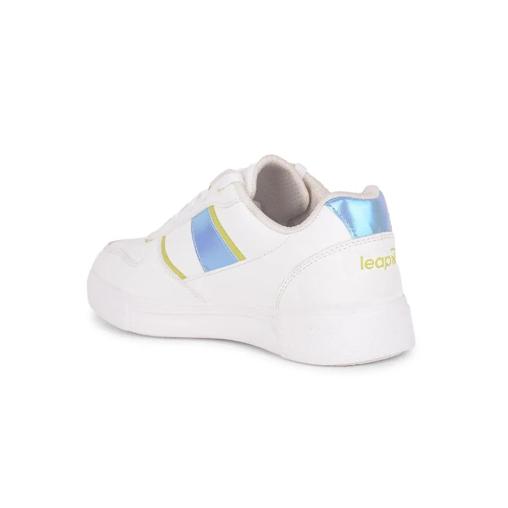 Leap7x Lacing White Casual Sneakers For Women FEMINA-2 By Liberty