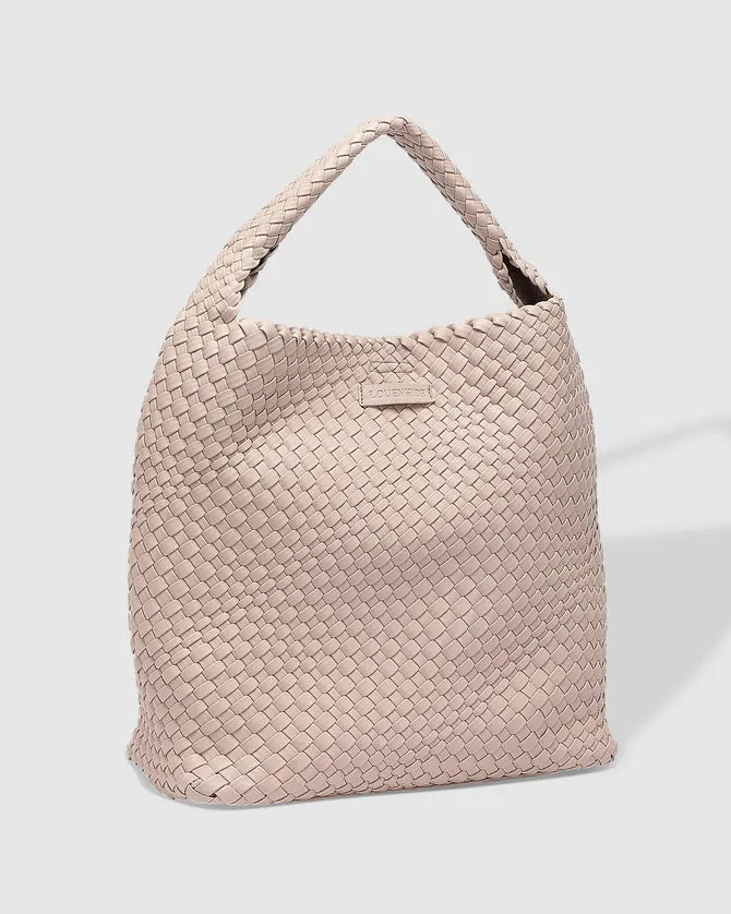 Louenhide Gabby Woven Shoulder Bag Malt