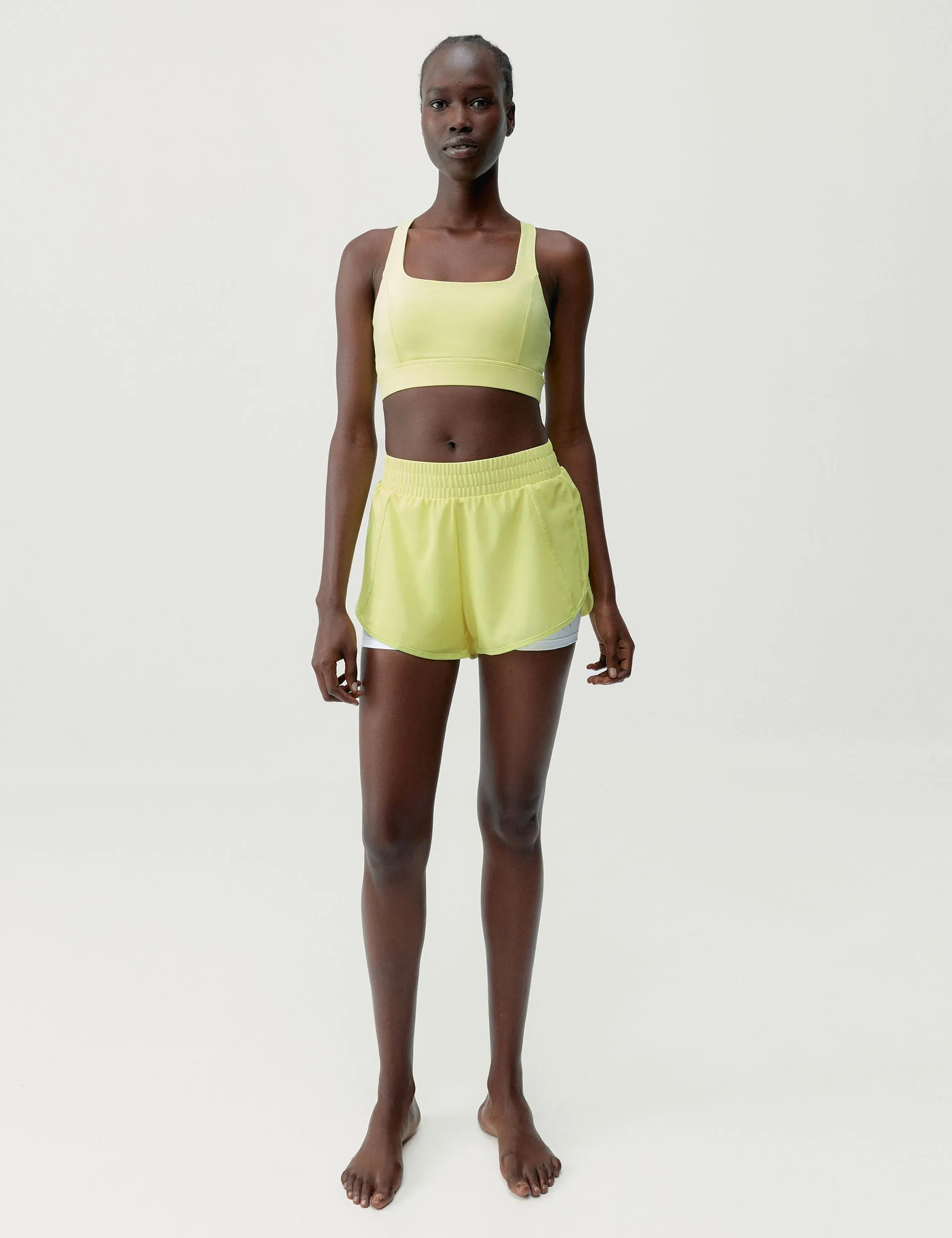 Padma Bra 2.0 - Yellow Green/White