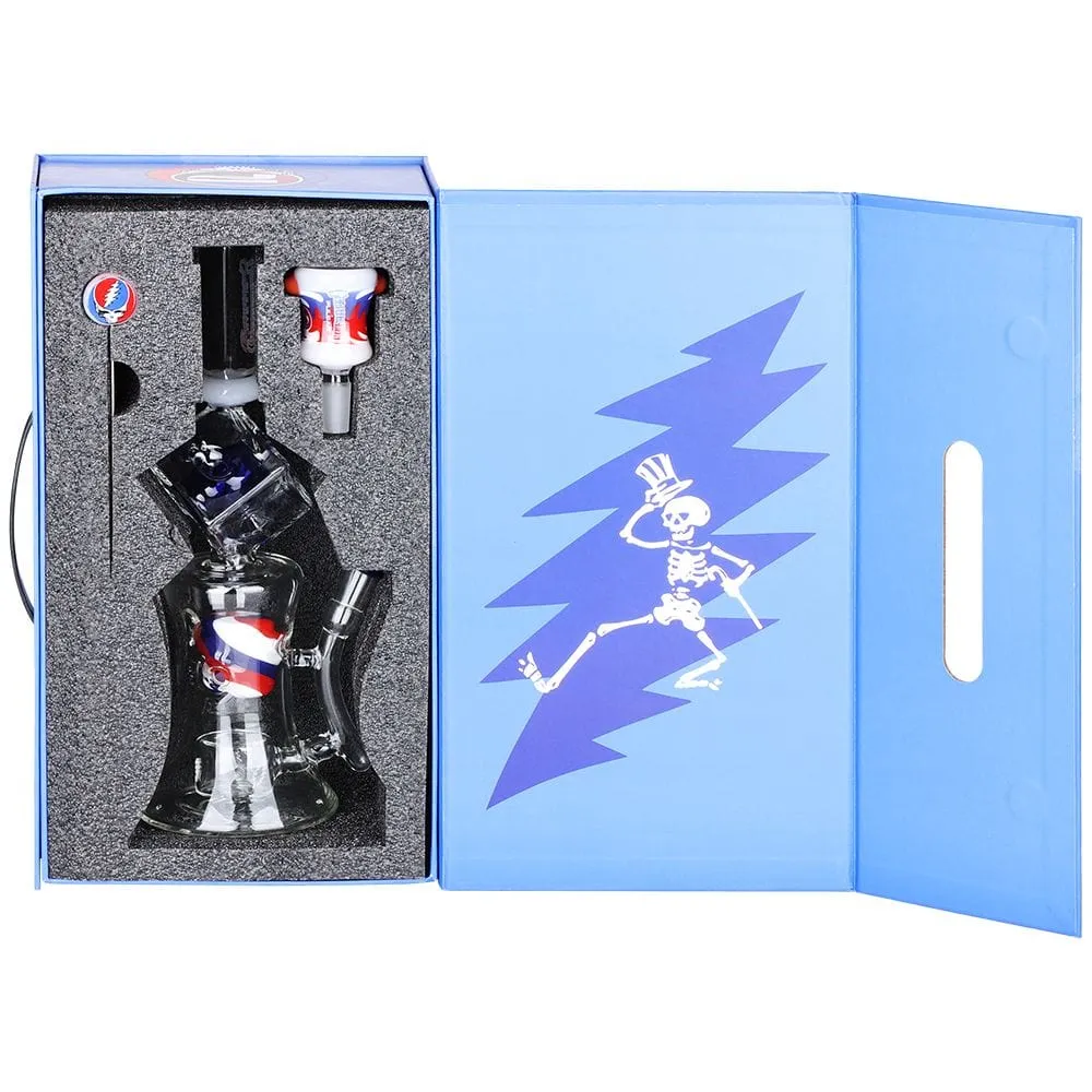 Pulsar x Grateful Dead Tesseract Hypercube Glass Bong