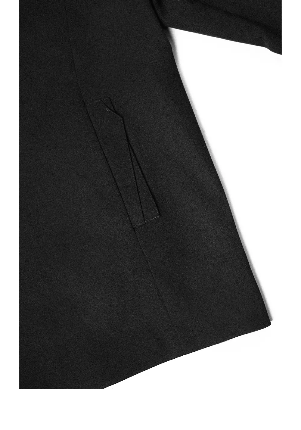RELABEL Three-Dimensional Reconstruction (Reshape) Curved Foldable Collar Detachable Oversized Double-Placket Blazer