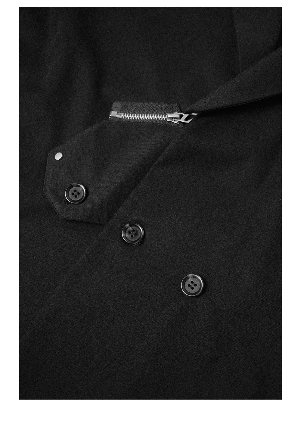 RELABEL Three-Dimensional Reconstruction (Reshape) Curved Foldable Collar Detachable Oversized Double-Placket Blazer