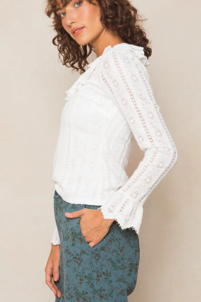 Shiloh Top in White - FINAL SALE