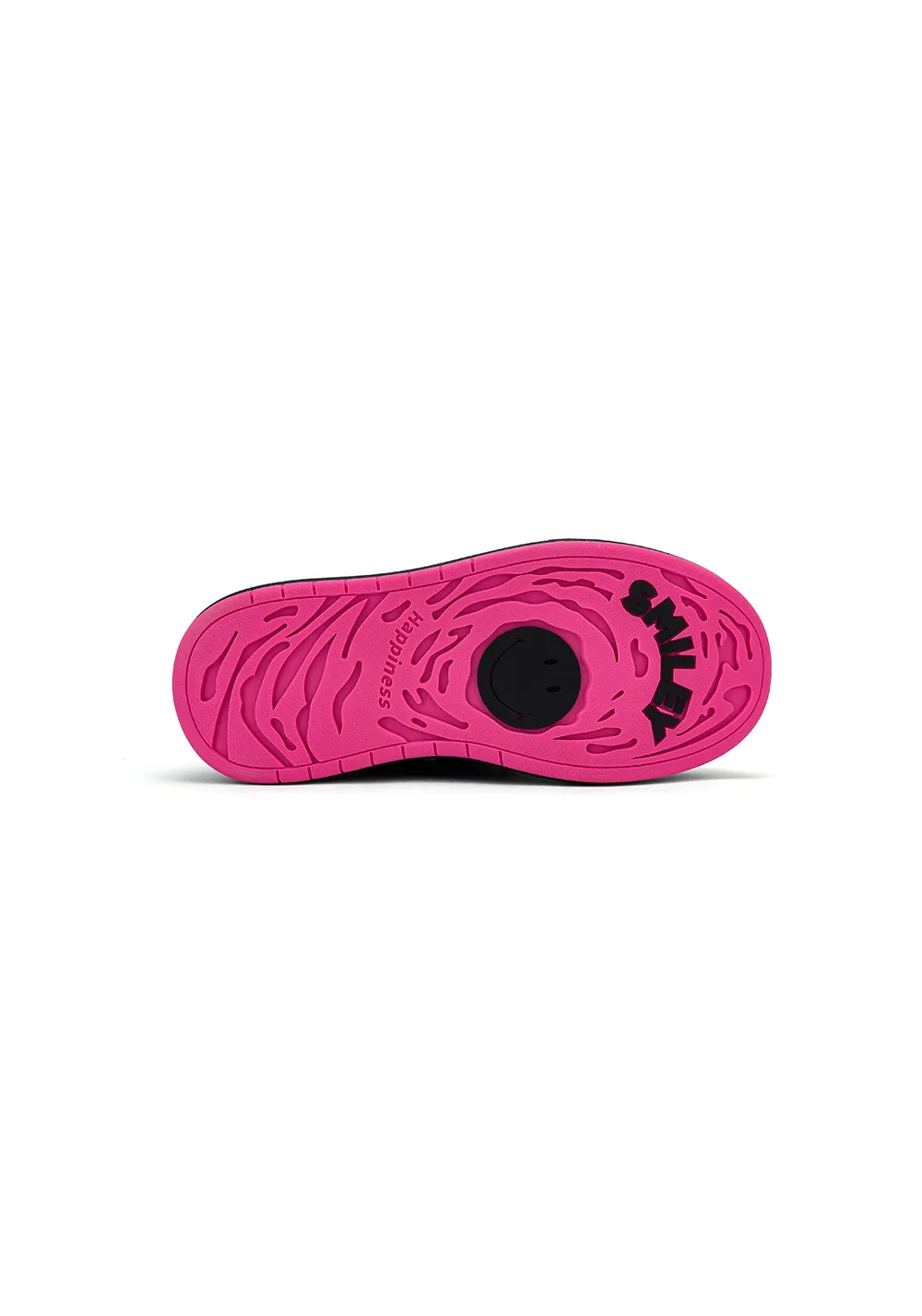 SMILEY丨Big Head Shoes Series-Black/Rose Red
