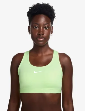 Swoosh Medium Support Bra - Barely Volt/White