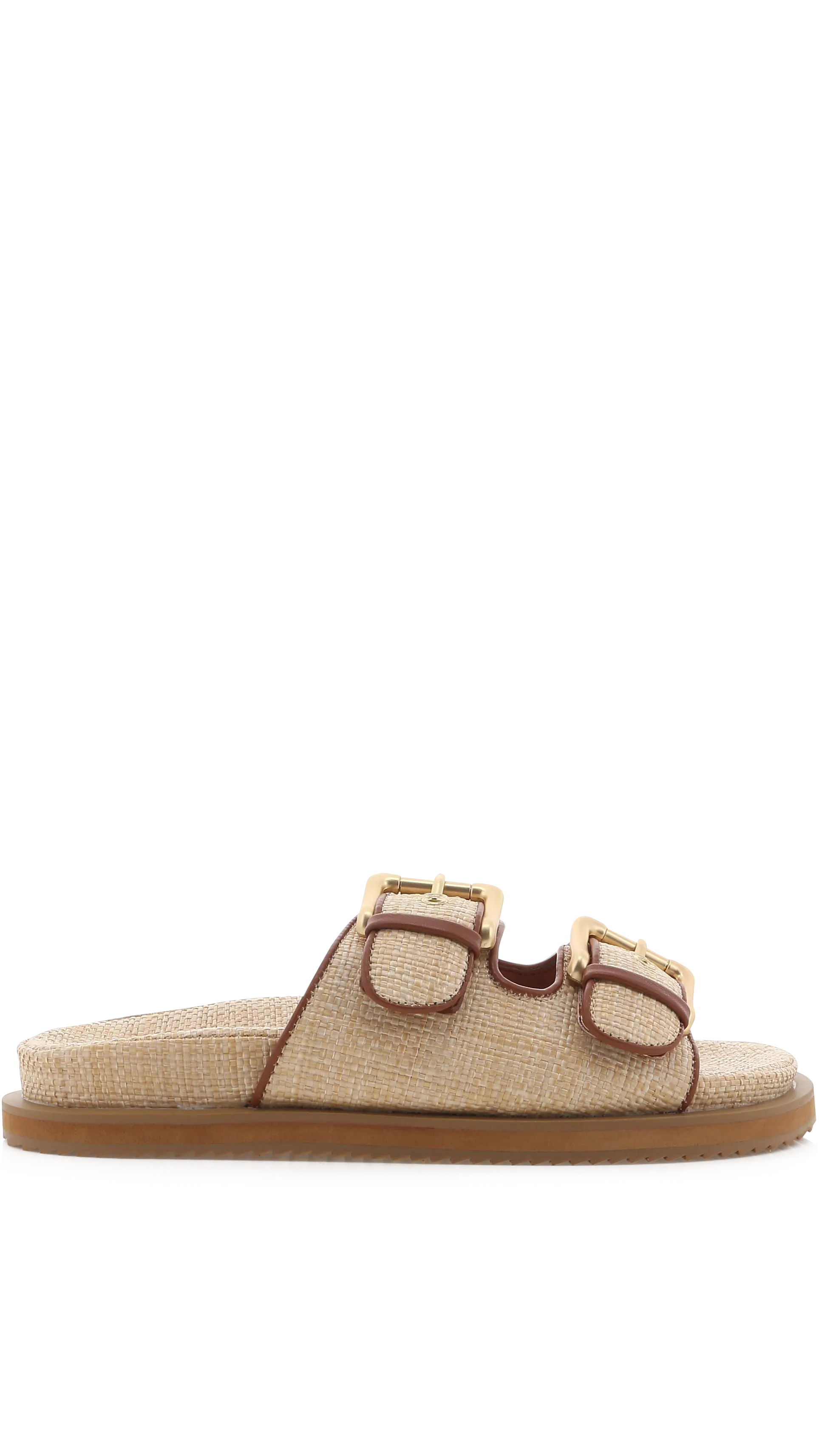 Tenzin Slides - Natural Raffia