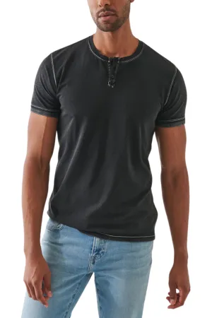 Vintage Wash Henley T-Shirt
