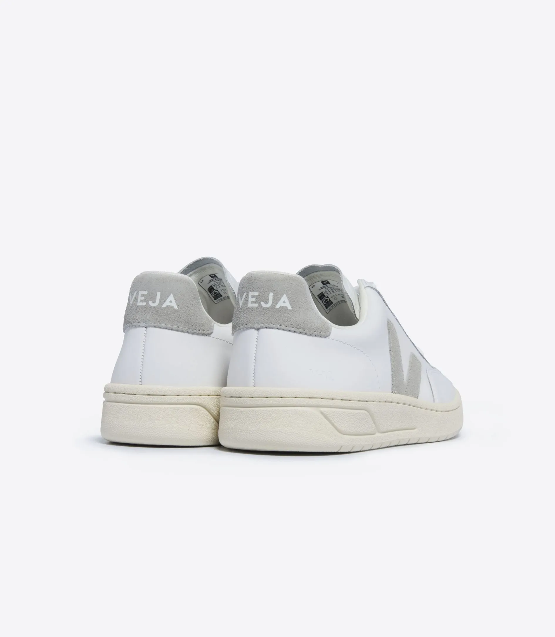 Women's V-12 LEATHER WHITE LIGHT GREY